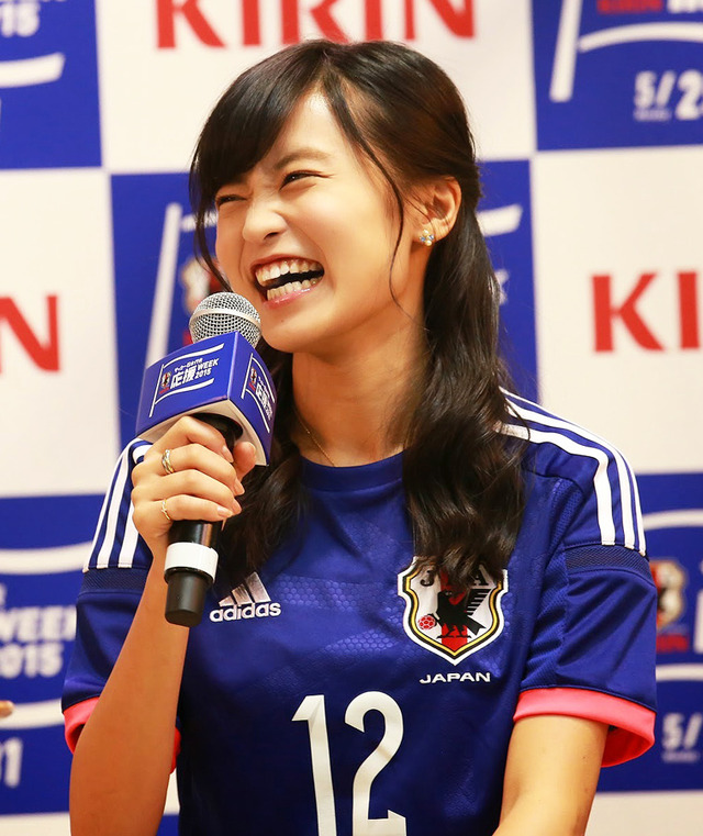 小島瑠璃子／「サッカー日本代表応援WEEK2015」キックオフイベント