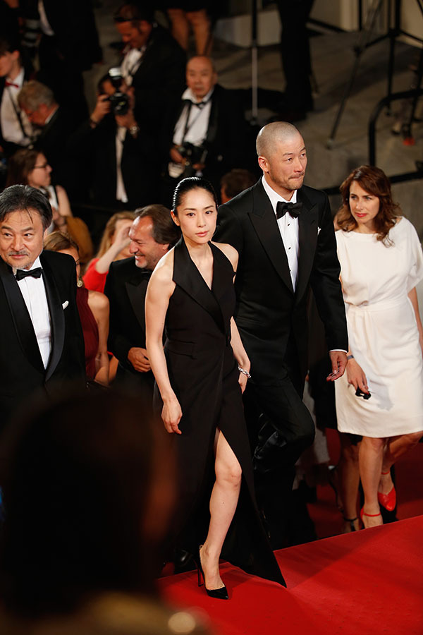 深津絵里＆浅野忠信 in 第68回カンヌ国際映画祭-(C)Getty Images