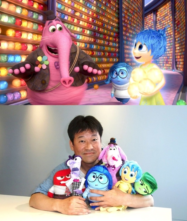 ＜ビンボン＞の声を務める佐藤二朗／『インサイド・ヘッド』　-(C)  2015 Disney/Pixar. All Rights Reserved.