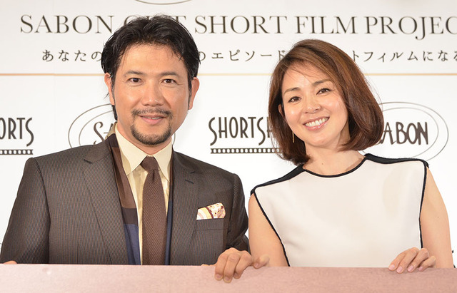 別所哲也、SHIHO／「SABON Gift Short Film Project」記者発表会