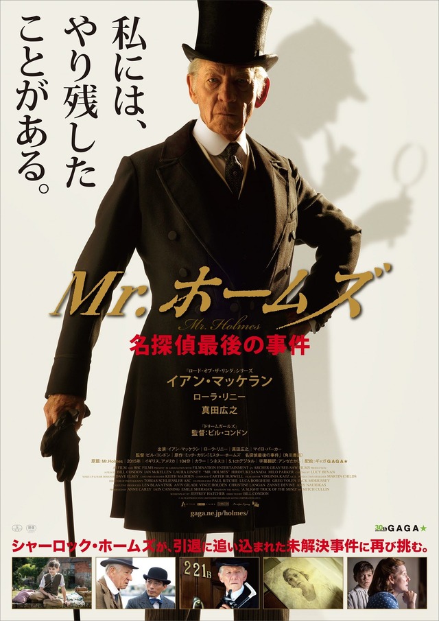 『Mr.ホームズ 名探偵最後の事件』ポスタービジュアル　（C)Agatha A Nitecka / SLIGHT TRICK PRODUCTIONS