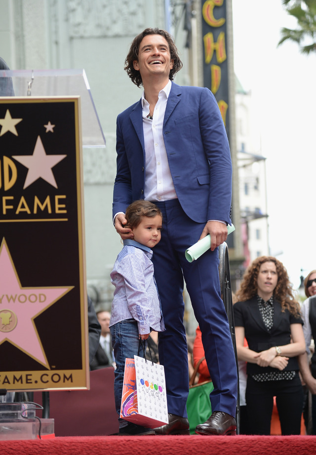 オーランド・ブルーム＆フリンくん-(C) Getty Images