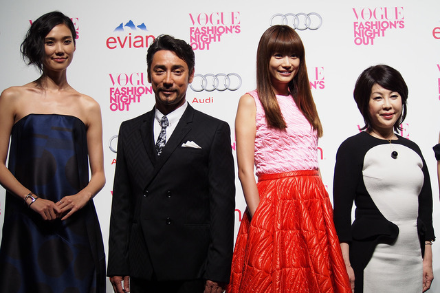 （左から）TAO、クリス・ペプラー、ヨンア、『VOGUE JAPAN』編集長・渡辺三津子