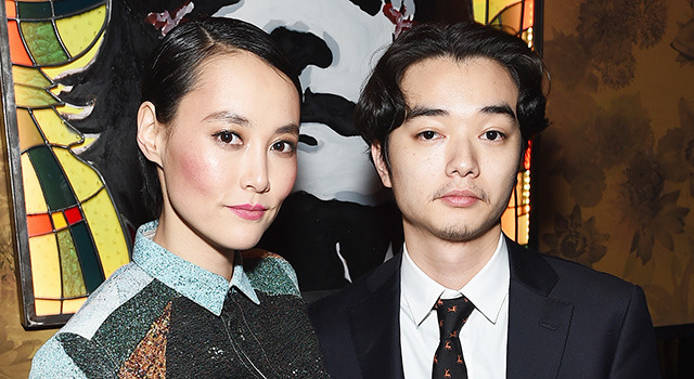 染谷将太＆菊地凛子-(C)Getty Images