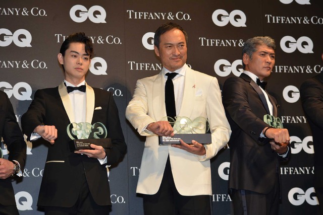 菅田将暉＆渡辺謙＆吉川晃司「GQ MEN OF THE YEAR 2016」授賞式