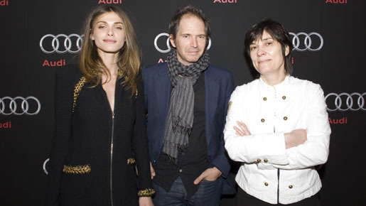 （左から）エリザ・セドナウ、アルノー・デプレシャン、カトリーヌ・コルシニ