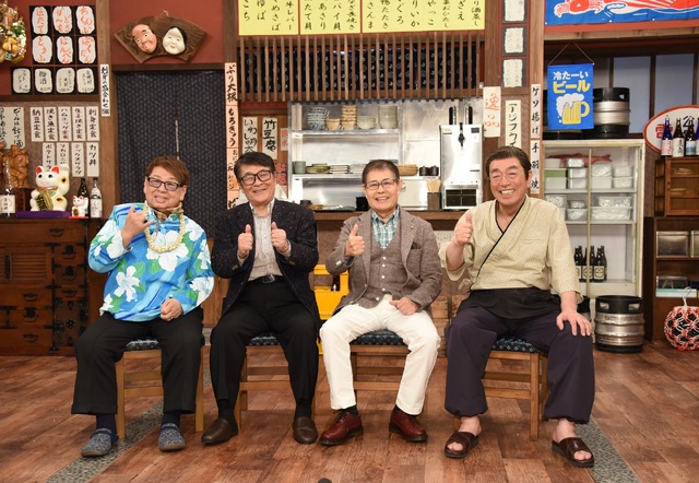 高木ブー、仲本工事、加藤茶、志村けん／テレビバラエティ番組「志村けんのだいじょうぶだぁスペシャル」の囲み取材