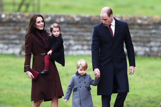 キャサリン王妃＆シャーロット王女＆ウィリアム王子＆ジョージ王子-(C)Getty Images