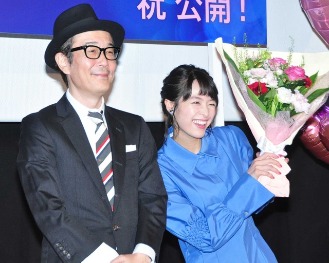 リリー・フランキー＆清野菜名／『パーフェクト・レボリューション』初日舞台挨拶