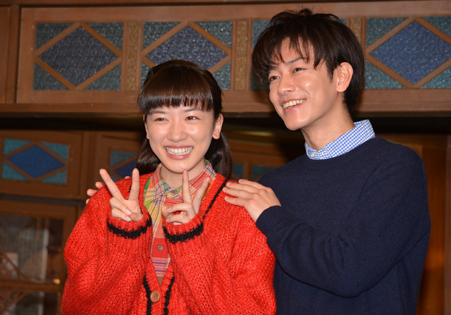 永野芽郁＆佐藤健／「半分、青い。」スタジオ取材会