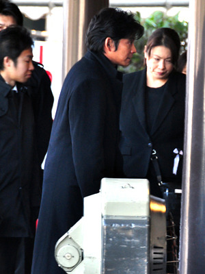 12月24日、森田芳光監督の葬儀・告別式にて
