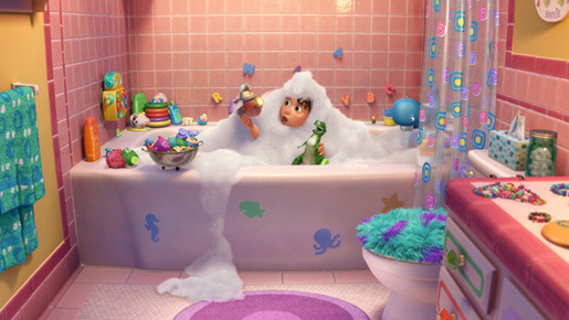 『レックスはお風呂の王様』 -(C) Disney／Pixar All rights reserved.