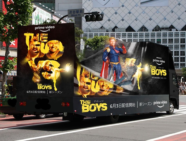 通常版／Special版 特製トラックが都心を走行「ザ・ボーイズ」シーズン3(c)Amazon Studios