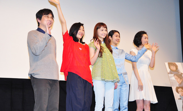 『ペタル ダンス』プレミア試写会（石川寛監督、宮崎あおい、忽那汐里、安藤サクラ、吹石一恵）