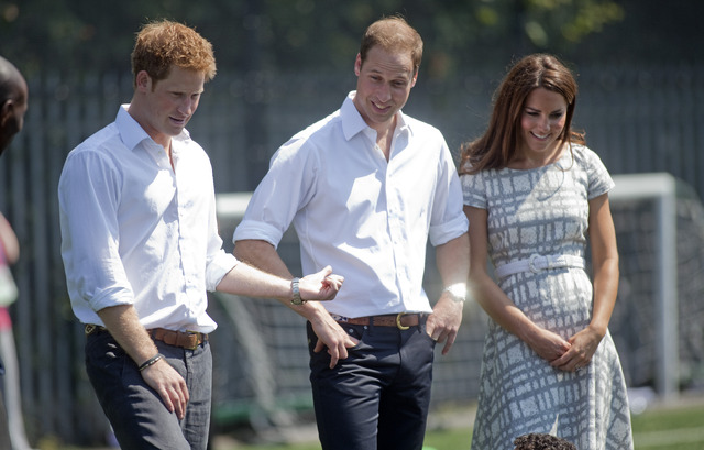 ヘンリー王子、ウィリアム王子、キャサリン妃 -(C) Getty Images