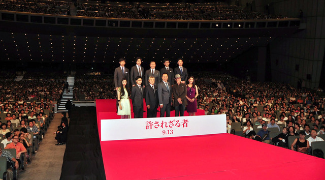 渡辺謙＆佐藤浩市＆柄本明＆柳楽優弥＆忽那汐里＆小池栄子＆國村隼＆滝本賢一＆小澤征悦＆三浦貴大＆李相日監督／『許されざる者』ジャパン・プレミア