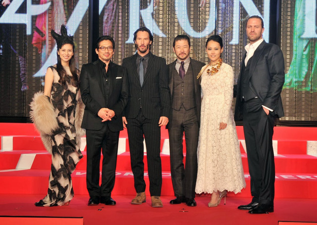 キアヌ・リーヴス＆真田広之＆柴咲コウ＆浅野忠信＆菊地凛子＆カール・リンシュ（監督）『47RONIN』／PHOTO：Ryo Uchida