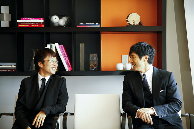 西島秀俊＆キム・ソンス監督『ゲノムハザード ある天才科学者の5日間』／Photo：Nahoko Suzuki