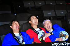 ダチョウ倶楽部・上島が半泣き…体感型“4DX”シアターはリアクション芸いらずの激しさ！ 画像