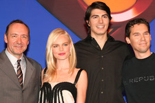 『スーパーマン リターンズ』ブランドン・ラウス、ケビン・スペイシー、ケイト・ボスワース、ブライアン・シンガー監督来日記者会見 画像