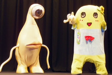 ふなっしー、『寄生獣』に寄生されたなっしー！　「寄生汁ブシャー!!」と大興奮 画像