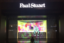 「ポール・スチュアート」青山店ウインドーに限定プロジェクションマッピング！ 画像
