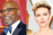 スカーレット・ヨハンソン、アカデミー賞でサミュエル・L・ジャクソンから叱責!? 画像