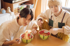 赤澤遼太郎＆高橋健介、“ゼロ距離”の撮影現場に注目『アキはハルとごはんを食べたい ２杯目！』オフショ＆メイキング映像 画像