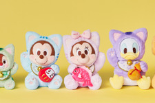 淡いカラーの猫コスチュームを身に着けたディズニーキャラクターが登場！「迎春コレクション」1月1日発売 画像