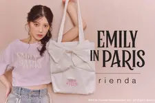 Netflix「エミリー、パリへ行く」コラボレーションアイテム、riendaから登場　パーカー・バッグなど全4型 画像