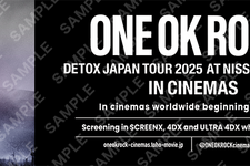 『ONE OK ROCK DETOX JAPAN TOUR 2025 AT NISSAN STADIUM IN CINEMAS』60秒予告 入プレ配布も決定 画像