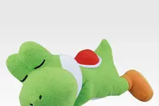 ヨッシーだらけ！「一番くじ スーパーマリオ with YOSHI」発売　ラストワン賞はおやすみ姿のぬいぐるみ 画像