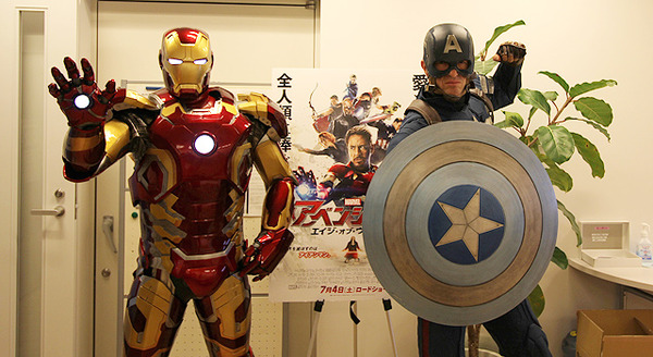アイアンマン＆キャプテンアメリカ、編集部に“愛”のアドバイス