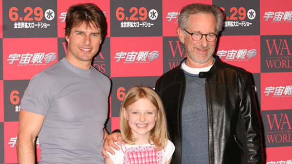 宇宙戦争 トム クルーズ スティーブン スピルバーグ ダコタ ファニング来日記者会見 Cinemacafe Net