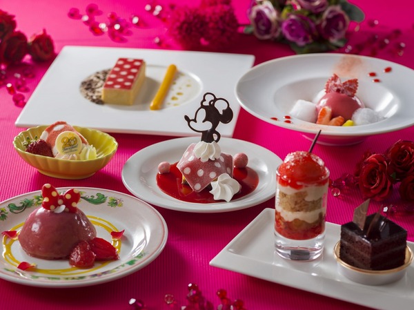 ディズニー】おしゃれなミニーマウスをイメージしたデザートも