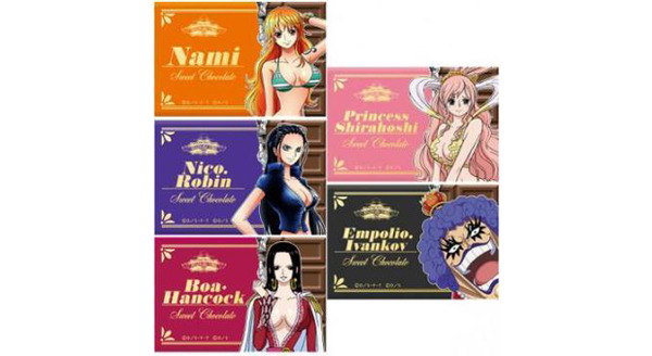 渋谷・麦わらストアでONE PIECEのバレンタイン！ 女性キャラクター5人