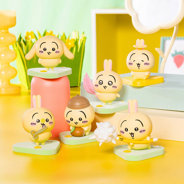 ちいかわ」うさぎ＆モモンガのフィギュア登場！ 各6種の印象的なシーン