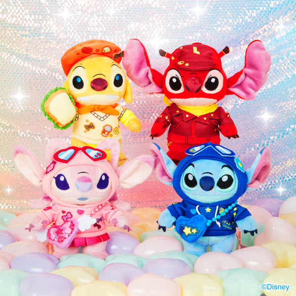 カラフルでポップ！デコラファッション姿のスティッチたち Happyくじ