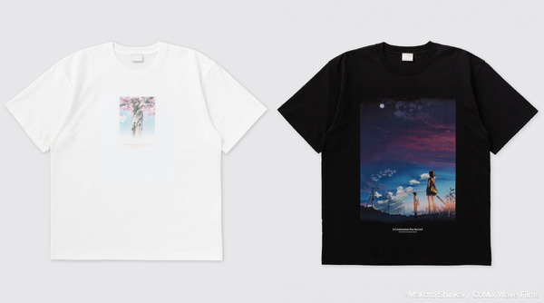 秒速5センチメートル　Tシャツ ＆ パンフレット 秒速5センチメートル』リバイバル上映記念Tシャツ Filmarks Store限定