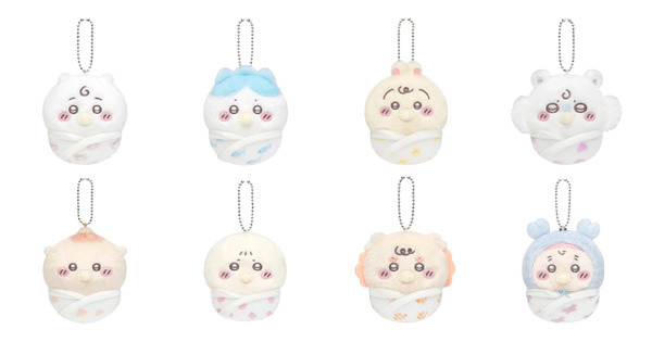 期間限定】ちいかわ、おしゃぶりやおくるみ姿の「Babyぬいぐるみくじ