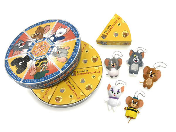 トムとジェリー展　トレーディングチーズBOXマスコット コンプリート　青 トムとジェリー展チーズBOXマスコット1つ買ったらシークレット当たった キーホルダー・アクリルキーホルダー