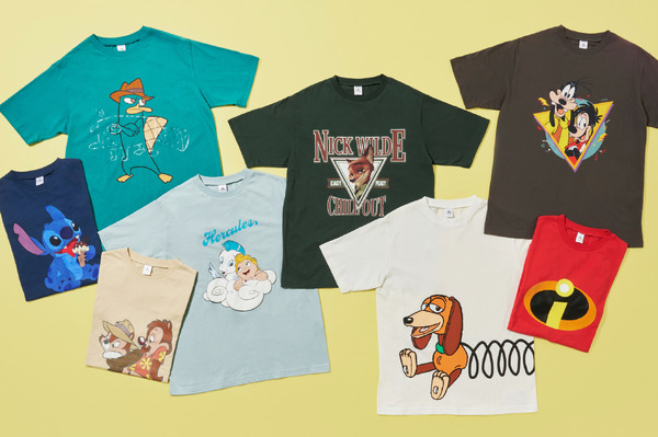 ディズニーキャラクターTシャツで夏コーデを楽しむ