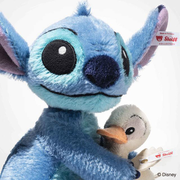 世界限定626個！ シュタイフ「ディズニースティッチとアヒルの子」発売