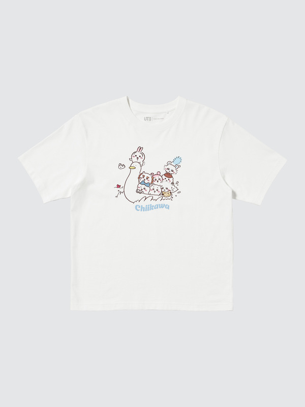 映画ちいかわ　人魚の島のひみつ　味自慢　Tシャツ/サコッシュ2種セット はしゃぐちいかわたちがデザイン『映画ちいかわ 人魚の島のひみつ』UT