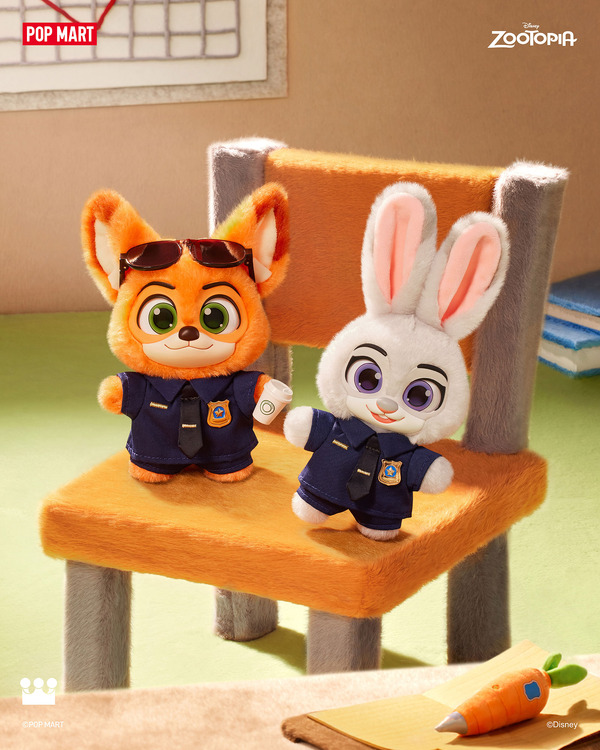 ズートピア』ジュディとニックがぬいぐるみキーホルダーになって登場