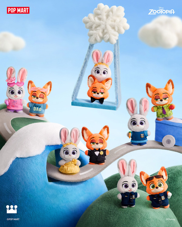 ニック ジュディ ぬいバ ズートピア ZOOTOPIA キーホルダー 2点セット ズートピア』ジュディとニックがぬいぐるみキーホルダーになって登場