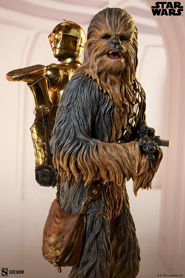ジョン　チューバッカand C-3PO スター・ウォーズ』チューバッカがC-3POを背負う！名場面が高さ約63cm