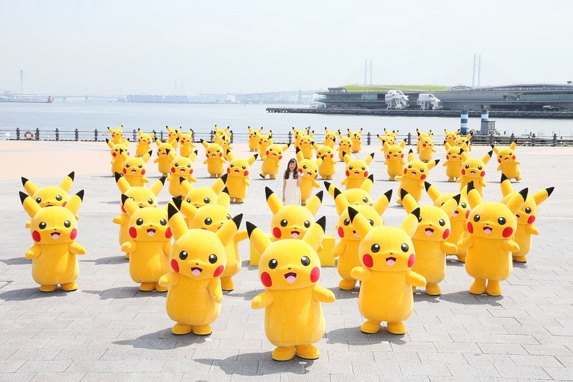 ピカチュウ50匹が大集合 ディアンシー役 松本まりかも大興奮 2枚目の写真 画像 Cinemacafe Net