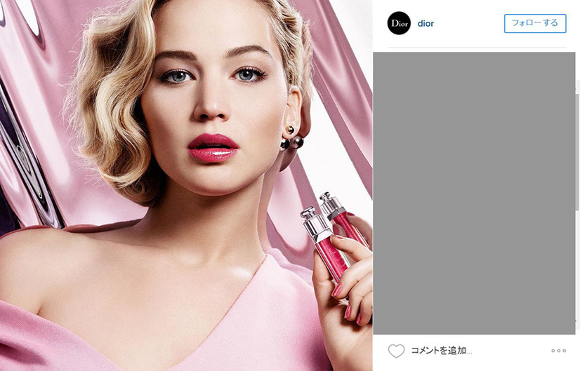 ジェニファー ローレンス ディオール のビジュアルに 1枚目の写真 画像 Cinemacafe Net