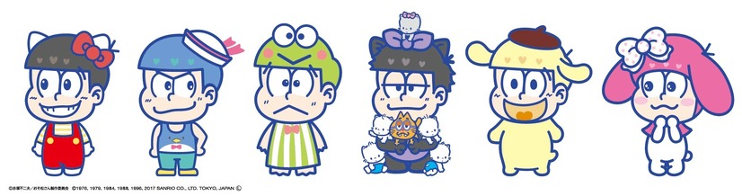 おそ松さんがサンリオキャラに変身 コラボデザイン公開 2枚目の写真 画像 Cinemacafe Net
